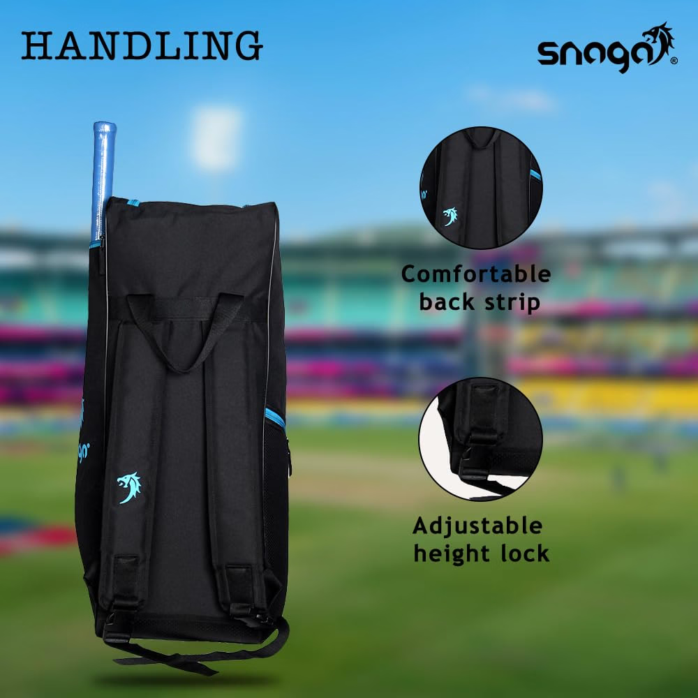 Snaga Champ Cricket Kit Bag – 45L with Bat Holder