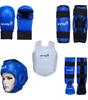 Snaga Karate Protective Kit with Gloves, Headguard, Chest Guard & Shin Pads – Blue