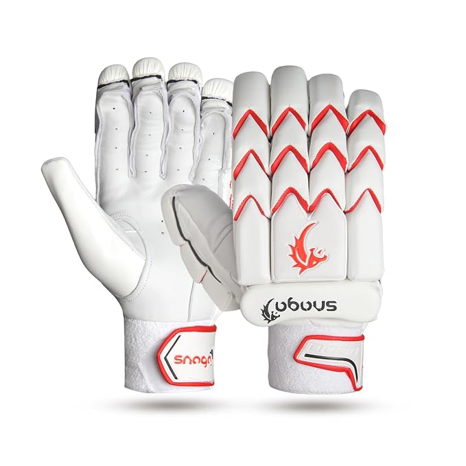 Snaga Legend Soft Cricket Batting Gloves – White