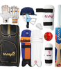 Snaga Eco Cricket Kit Backpack for Kids with Kashmir Willow Bat & Leather Ball