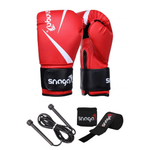 Snaga Complete Boxing Kit with Gloves, Hand Wraps & Skipping Rope