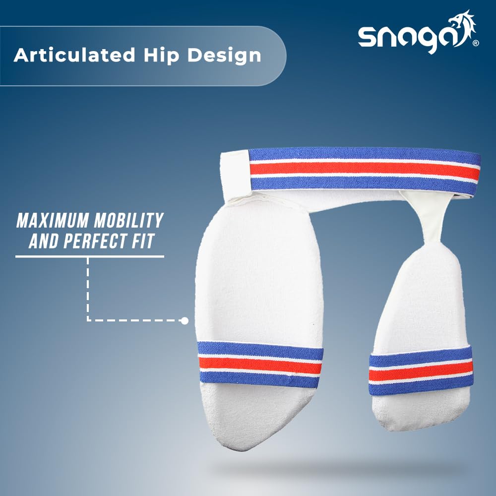 Snaga Lower Body Protection Cricket Thigh Pad – Double Inner Thigh Guard