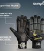 Snaga Alpha Premium Leather Cricket Batting Gloves for Men