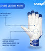 Snaga Alpha Premium Leather Cricket Batting Gloves for Men