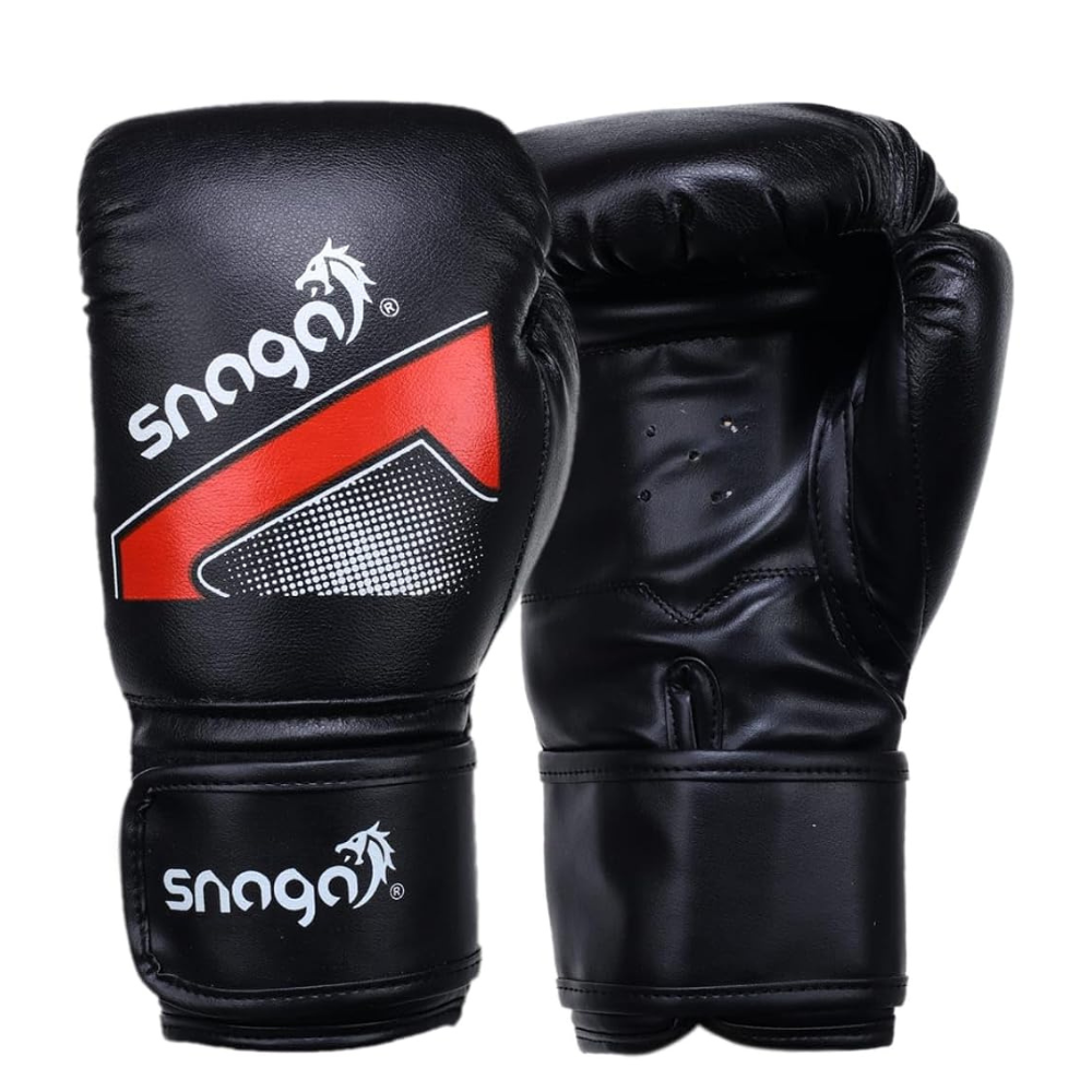Snaga Boxing Gloves – Black, L