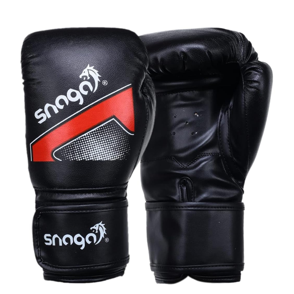 Snaga Boxing Gloves – Black, L