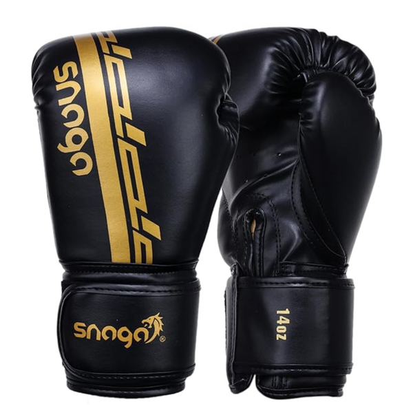Snaga Premium Vegan Leather Boxing Gloves