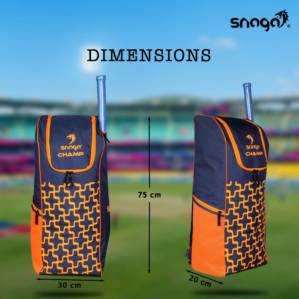 Snaga Champ Cricket Kit Bag – 45L with Bat Holder