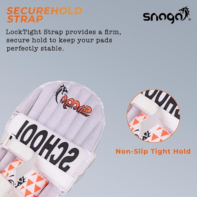 Snaga Premium Moulded Cricket Batting Legguard Pads – Boys, Youth & Men