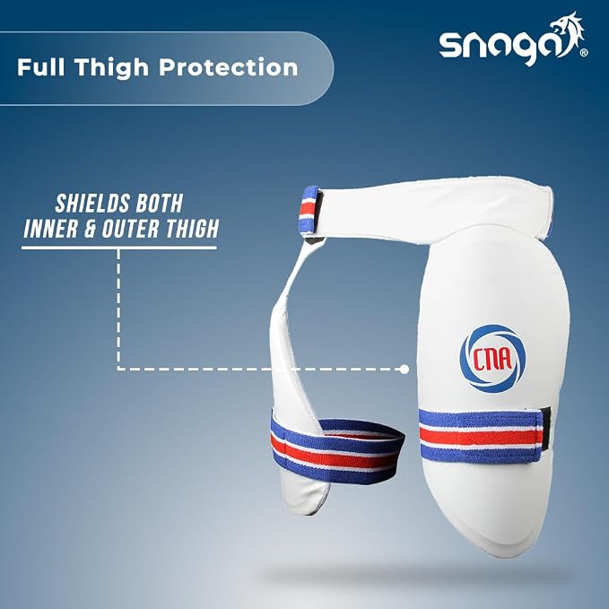 Snaga Lower Body Protection Cricket Thigh Pad – Double Inner Thigh Guard