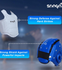 Snaga Karate Protective Kit with Gloves, Headguard, Chest Guard & Shin Pads – Blue