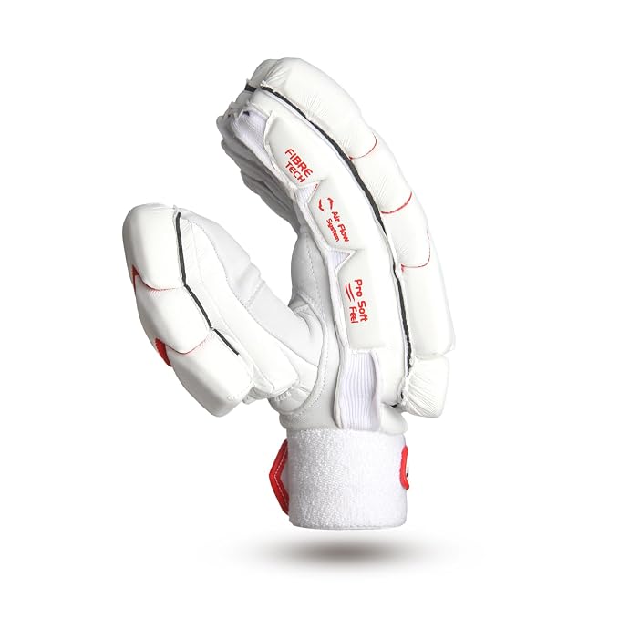 Snaga Legend Soft Cricket Batting Gloves – White