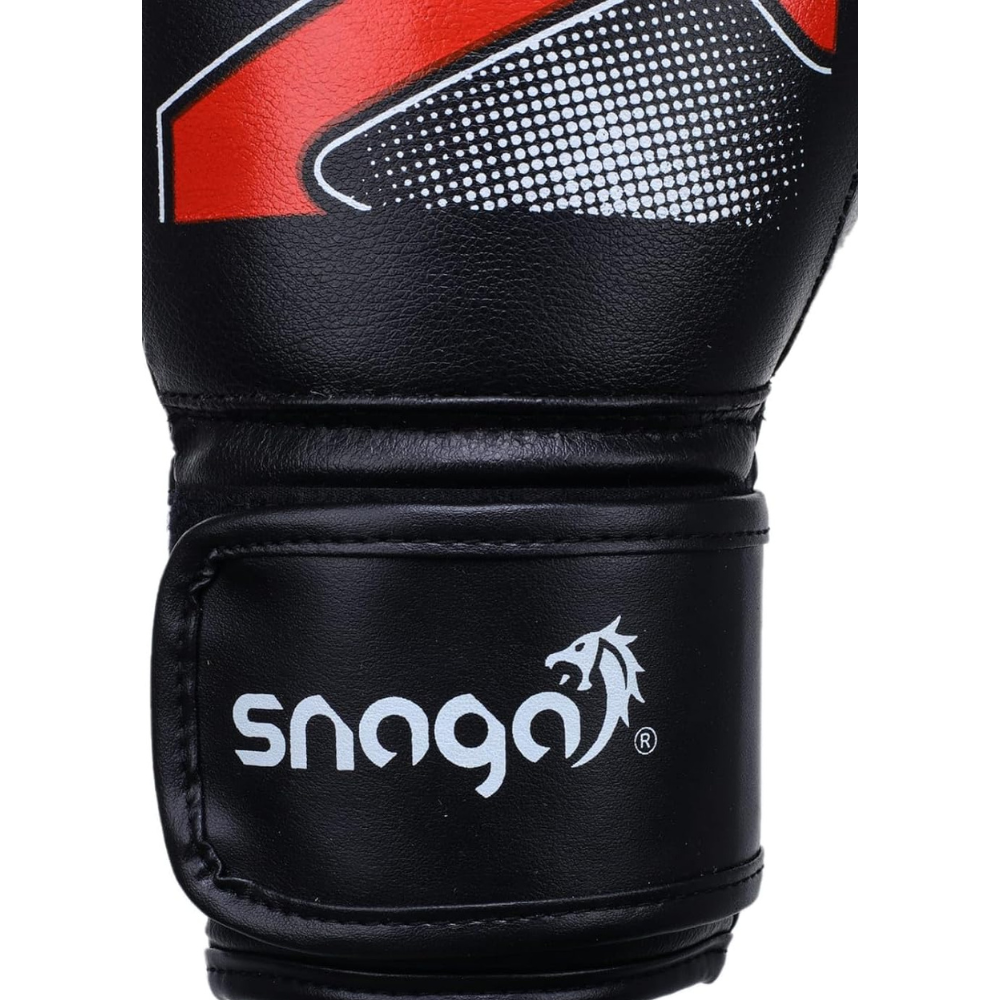 Snaga Boxing Gloves – Black, L