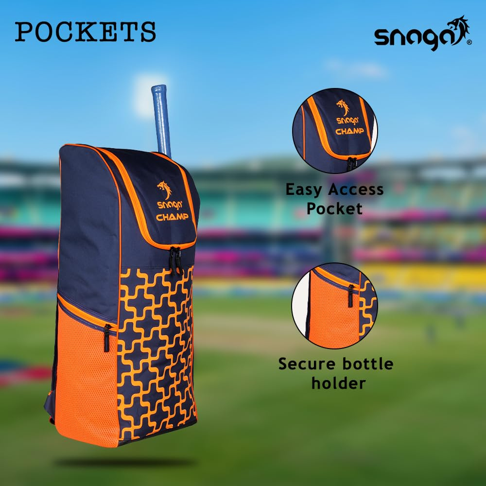 Snaga Champ Cricket Kit Bag – 45L with Bat Holder