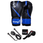 Snaga Complete Boxing Kit with Gloves, Hand Wraps & Skipping Rope