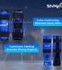 Snaga Karate Protective Kit with Gloves, Headguard, Chest Guard & Shin Pads – Blue
