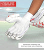 Snaga Legend Soft Cricket Batting Gloves – White