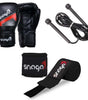 Snaga Complete Boxing Kit – Gloves, Hand Wraps & Skipping Rope