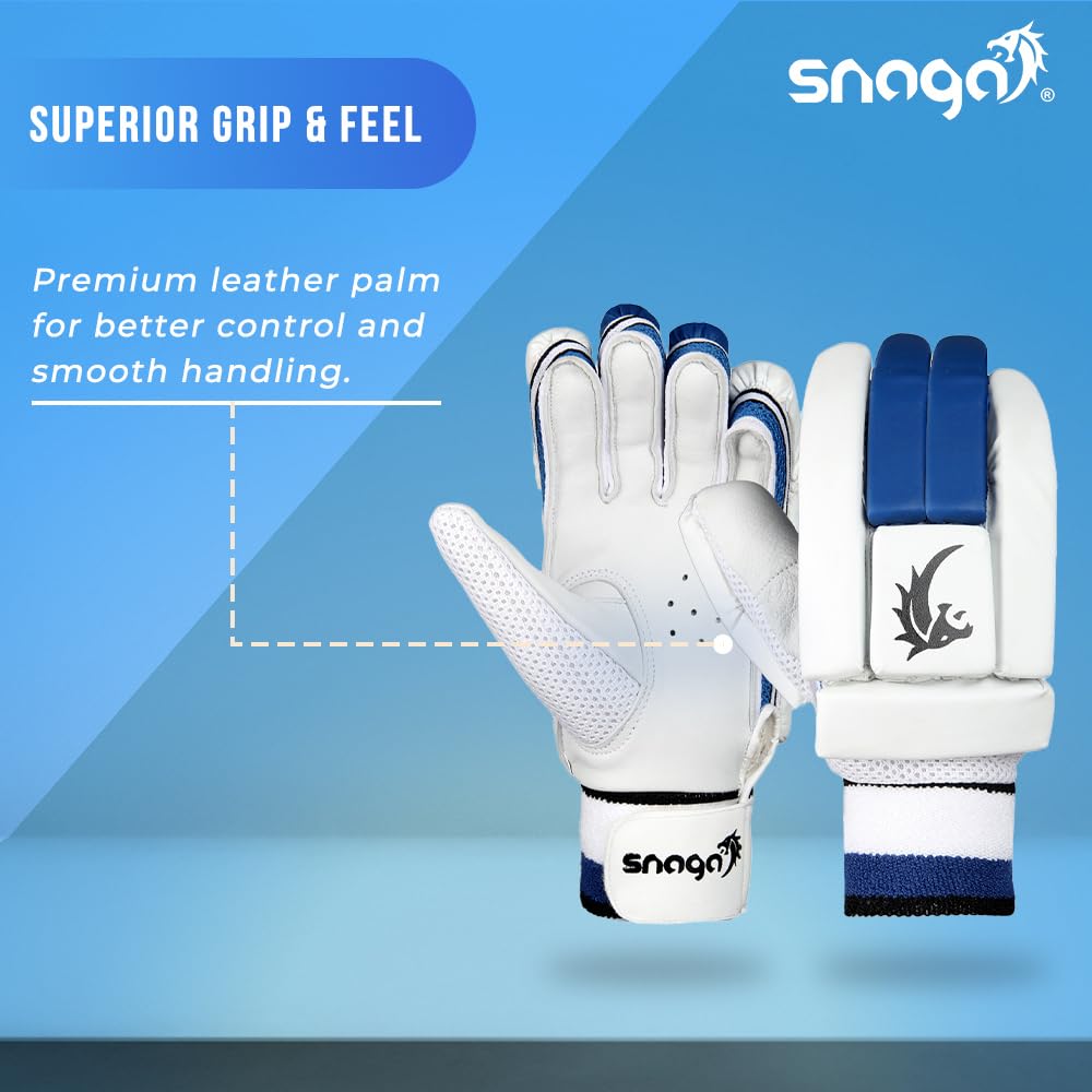 Snaga Cricket Batting Gloves – Club Professional