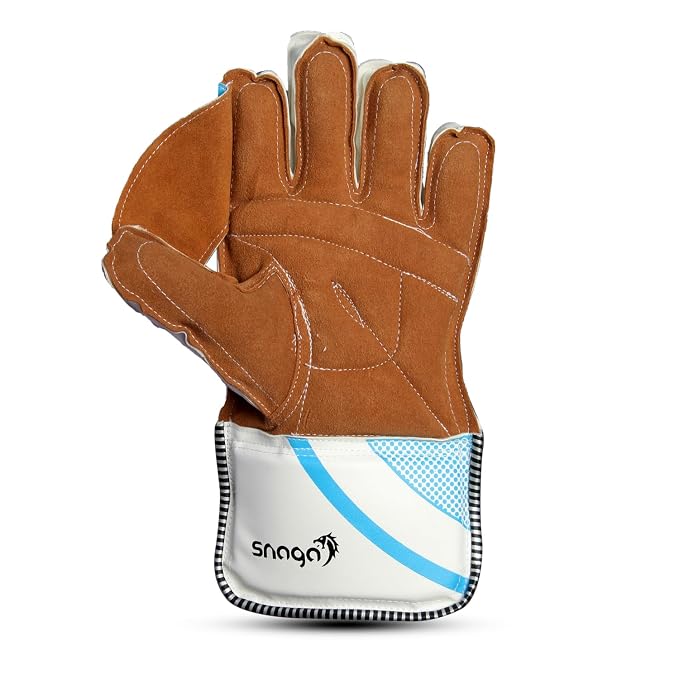 Snaga Professional Cricket Wicket Keeping Gloves with Padded Protection & Mesh Design