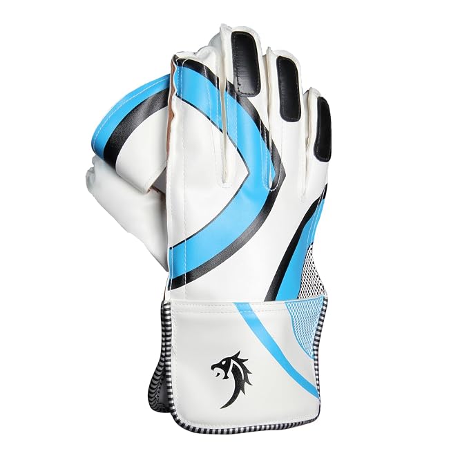 Snaga Professional Cricket Wicket Keeping Gloves with Padded Protection & Mesh Design
