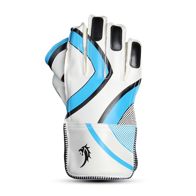 Snaga Professional Cricket Wicket Keeping Gloves with Padded Protection & Mesh Design
