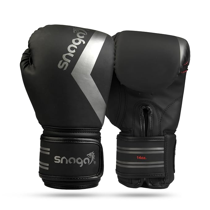 Snaga Premium Matt PU Boxing Gloves