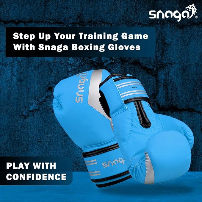 Snaga Premium Matt PU Boxing Gloves