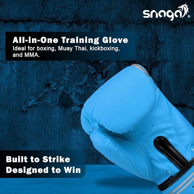 Snaga Premium Matt PU Boxing Gloves