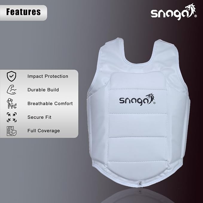 Snaga Taekwondo, Karate, Boxing & Kickboxing Chest Guard