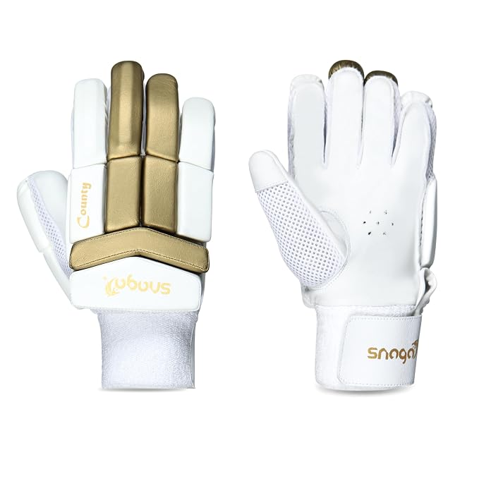Snaga County Premium Leather Cricket Batting Gloves