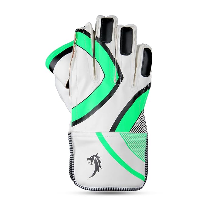 Snaga Professional Cricket Wicket Keeping Gloves with Padded Protection & Mesh Design
