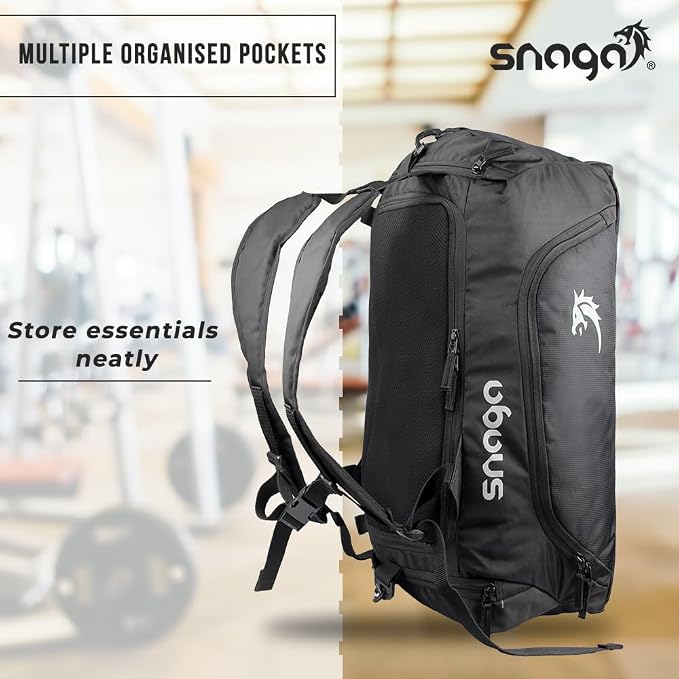 Snaga Sports Duffle Bag with Shoe Compartment – Gym, Travel & Sports Holdall Bag
