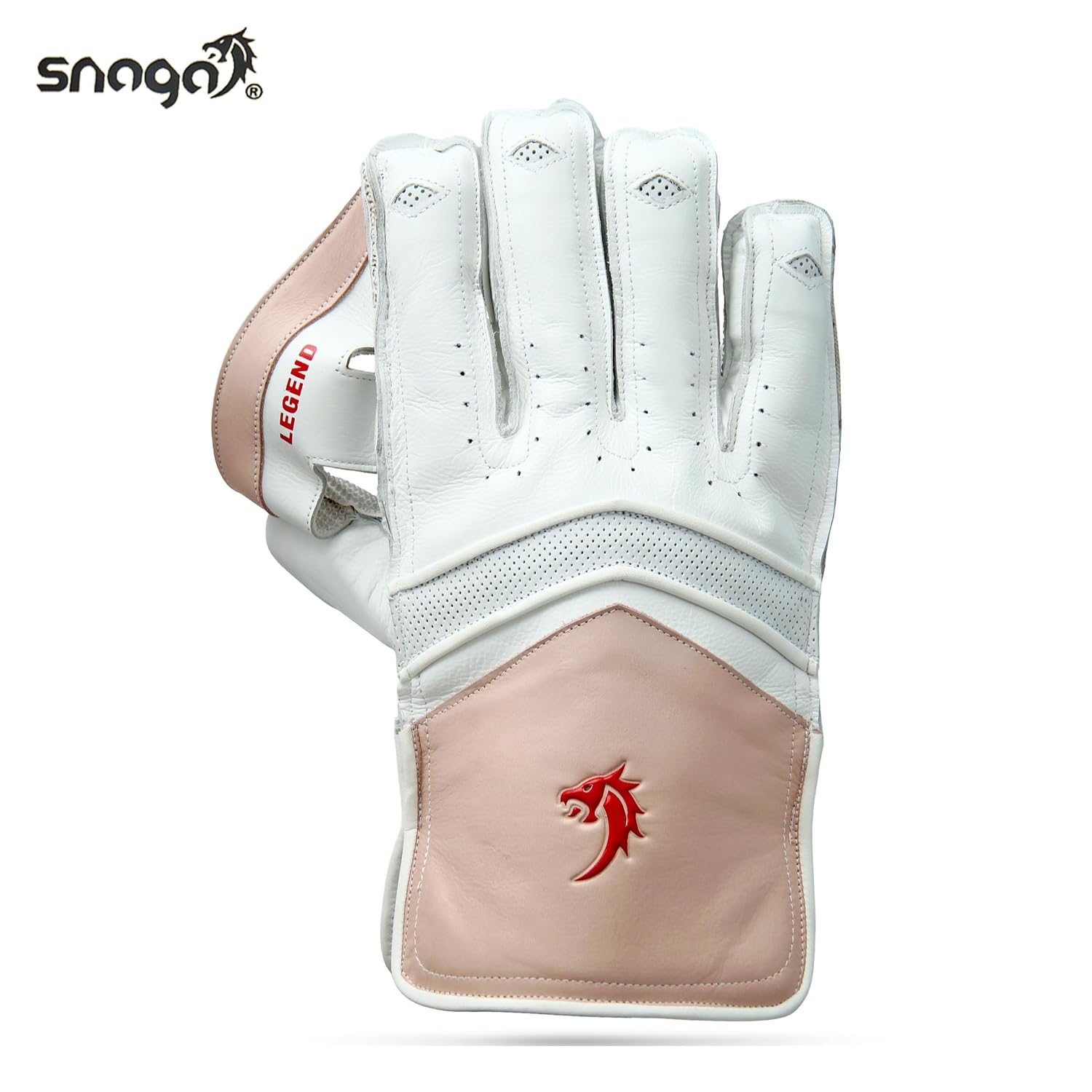 Snaga Premium Leather Wicket Keeping Gloves