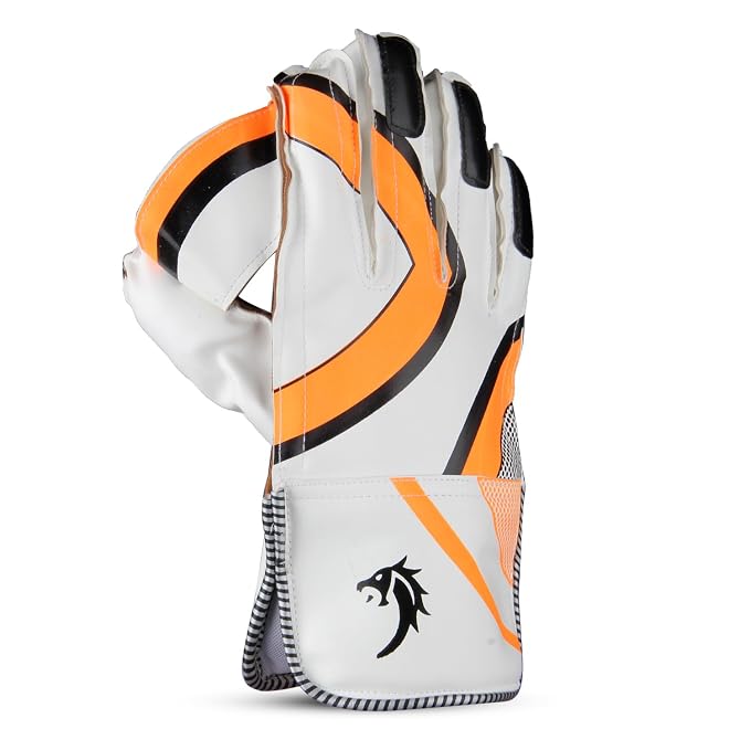 Snaga Professional Cricket Wicket Keeping Gloves with Padded Protection & Mesh Design