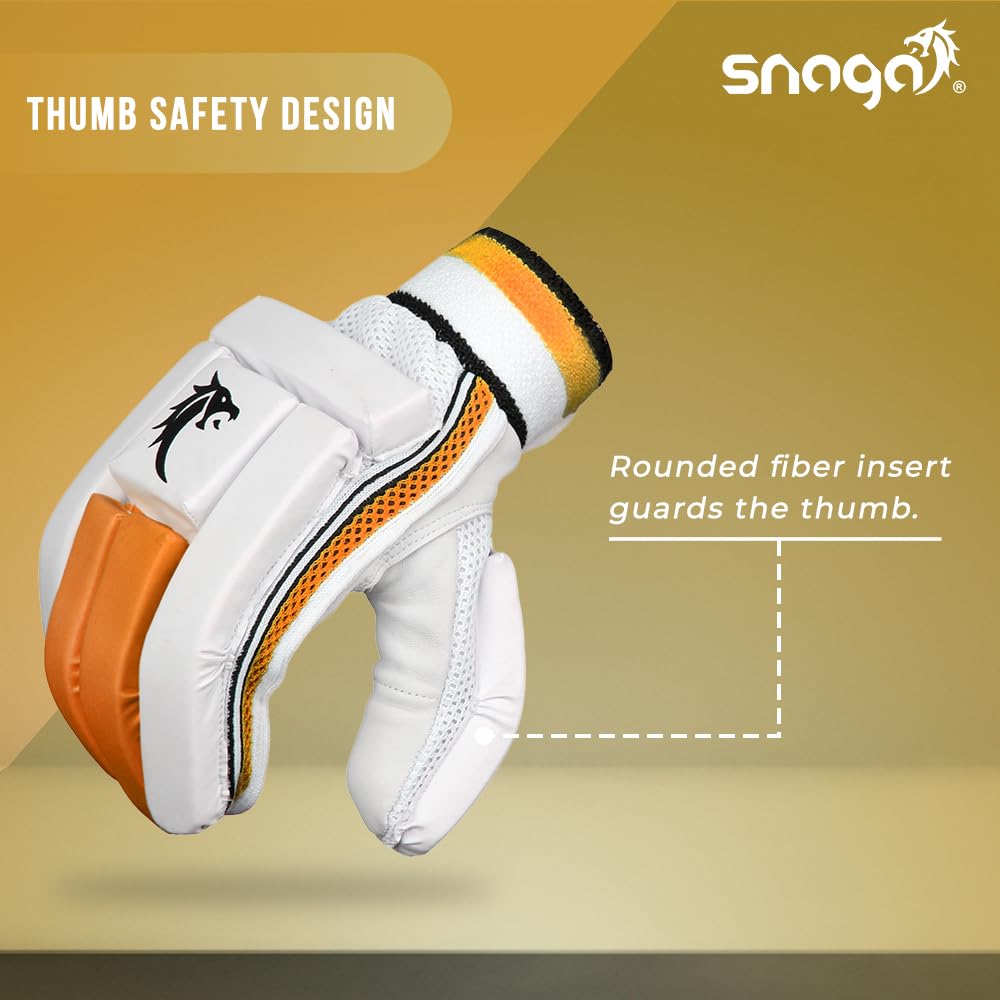 Snaga Cricket Batting Gloves – Club Professional