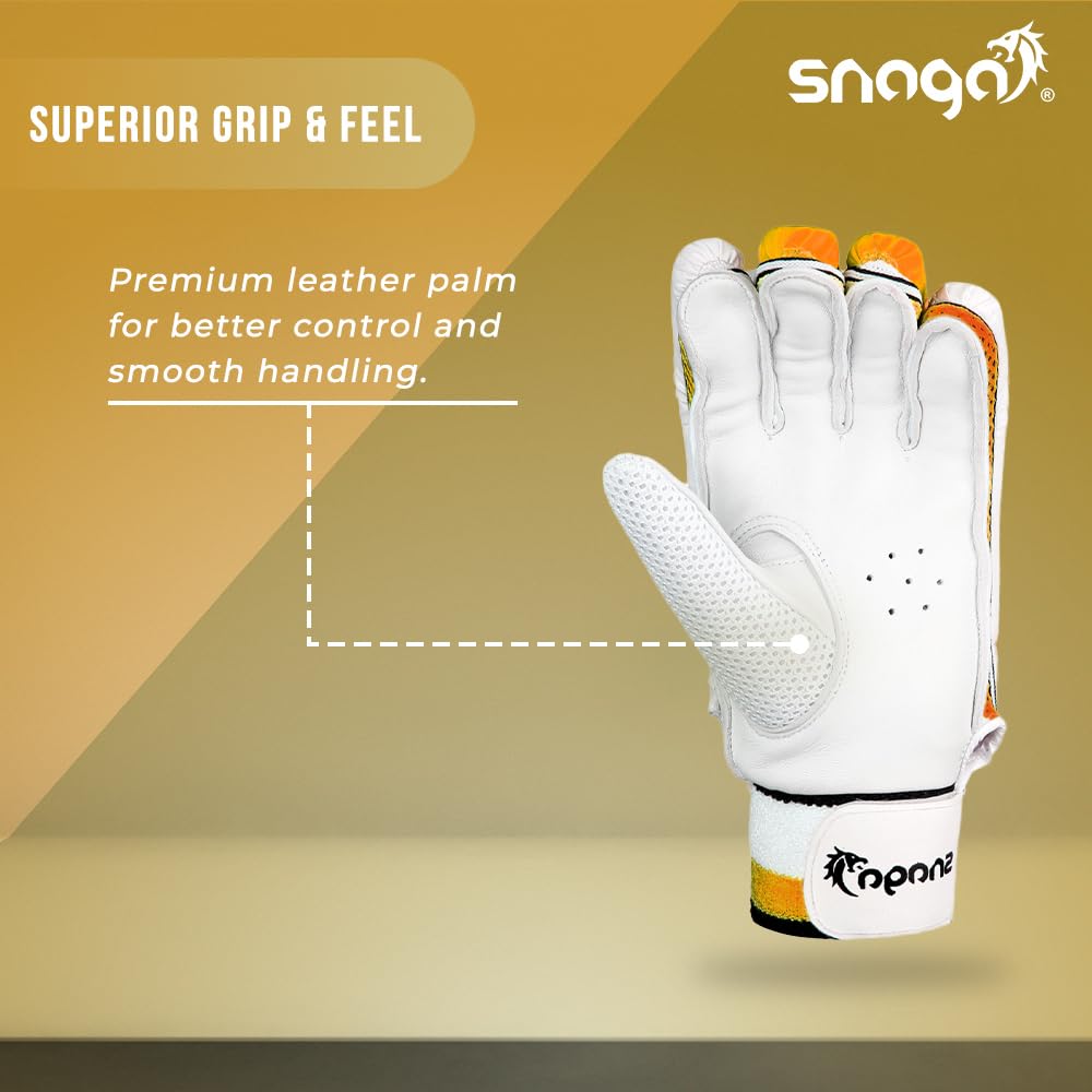 Snaga Cricket Batting Gloves – Club Professional