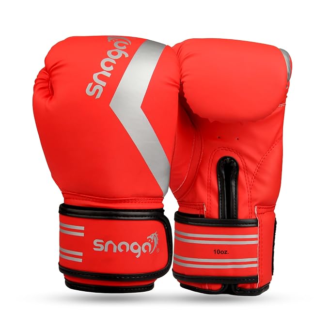 Snaga Premium Matt PU Boxing Gloves
