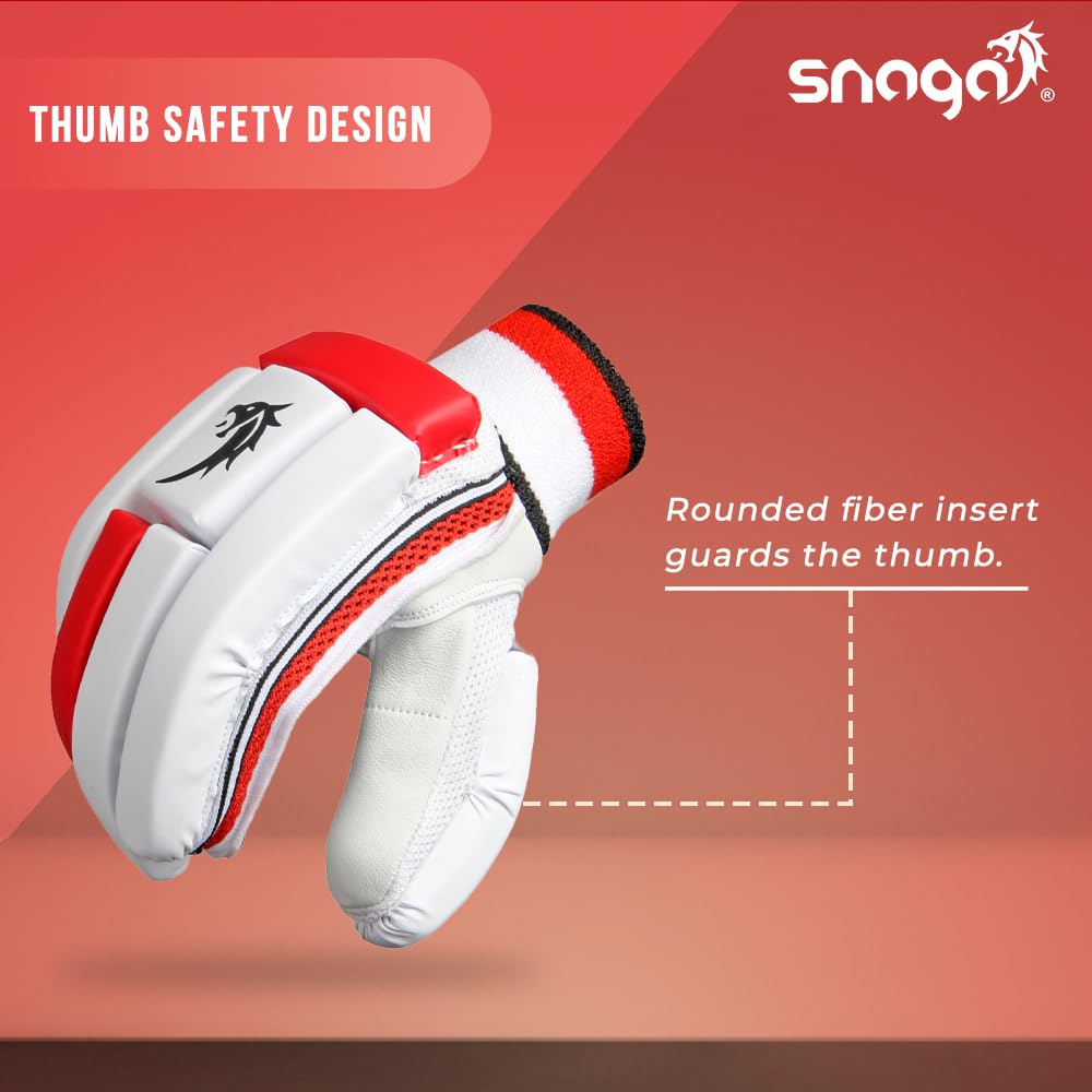 Snaga Cricket Batting Gloves – Club Professional