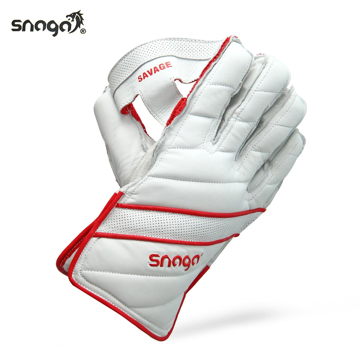 Snaga Premium Leather Wicket Keeping Gloves