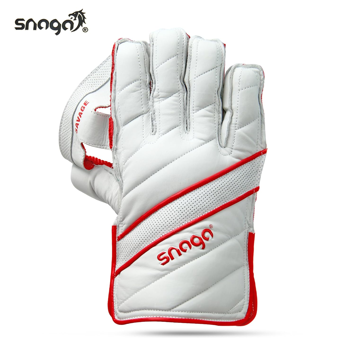 Snaga Premium Leather Wicket Keeping Gloves