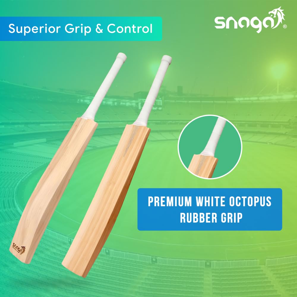 Snaga Premium Kashmir Willow Cricket Bat – Full Size