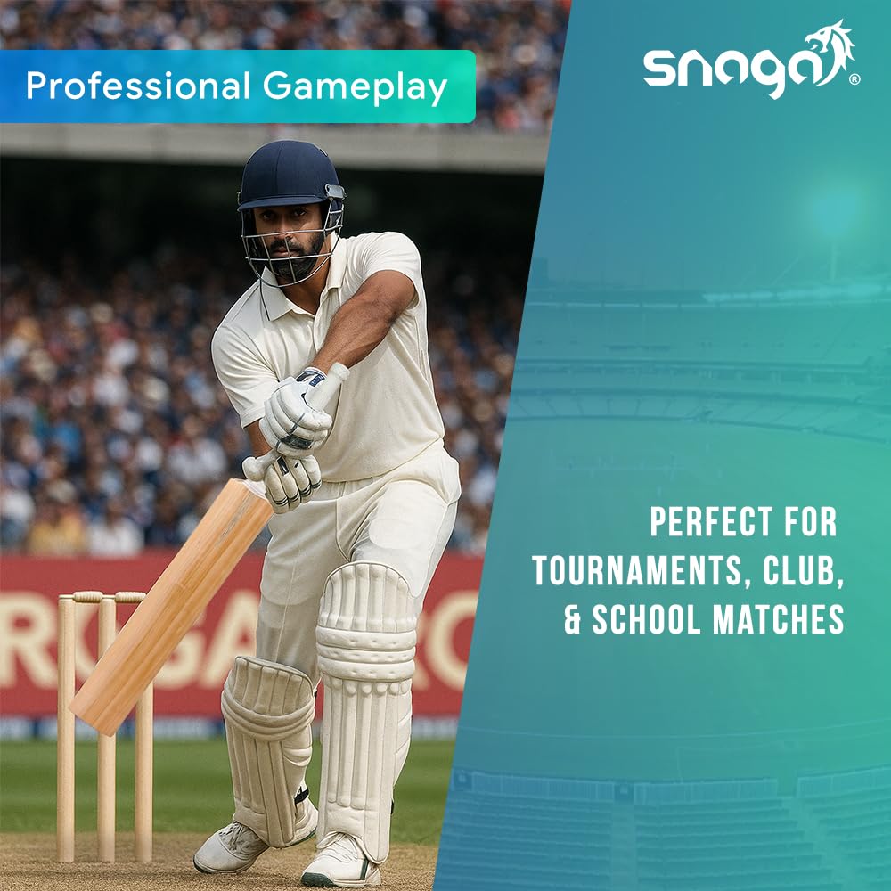 Snaga Premium Kashmir Willow Cricket Bat – Full Size