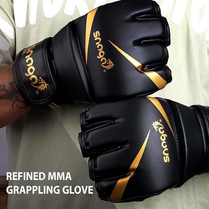 Snaga MMA Training Gloves – Thick Padding & Adjustable Wrist Support