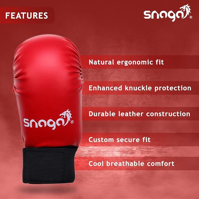 Snaga Moulded Karate Training Gloves