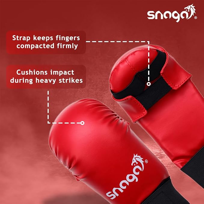 Snaga Moulded Karate Training Gloves