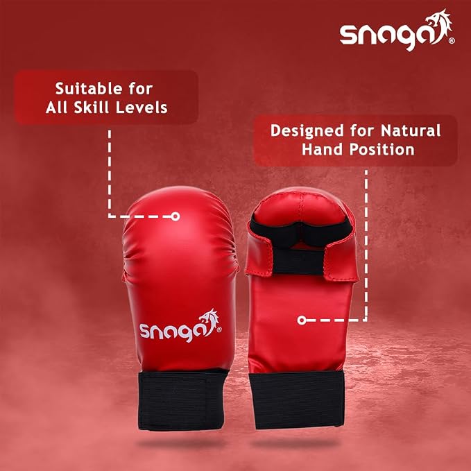 Snaga Moulded Karate Training Gloves