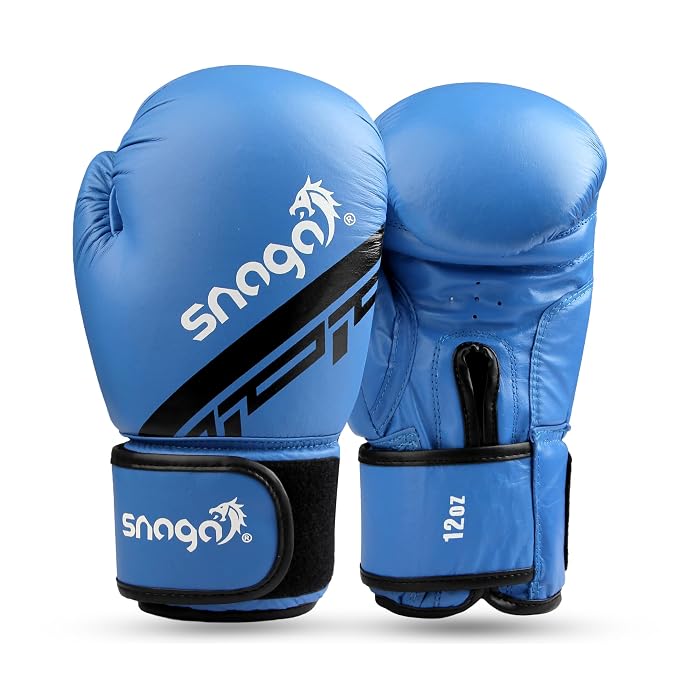 Snaga Premium Leather Boxing Gloves