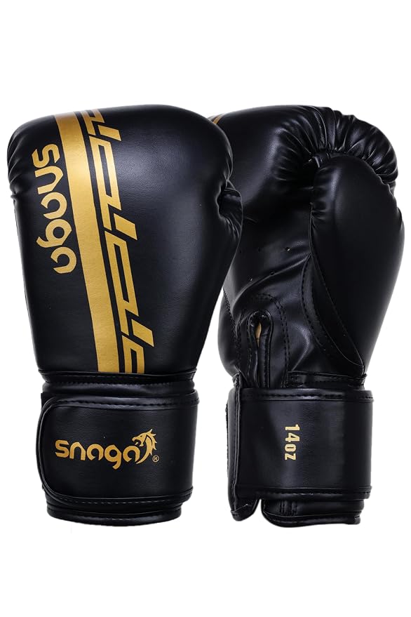 Snaga Premium Vegan Leather Boxing Gloves