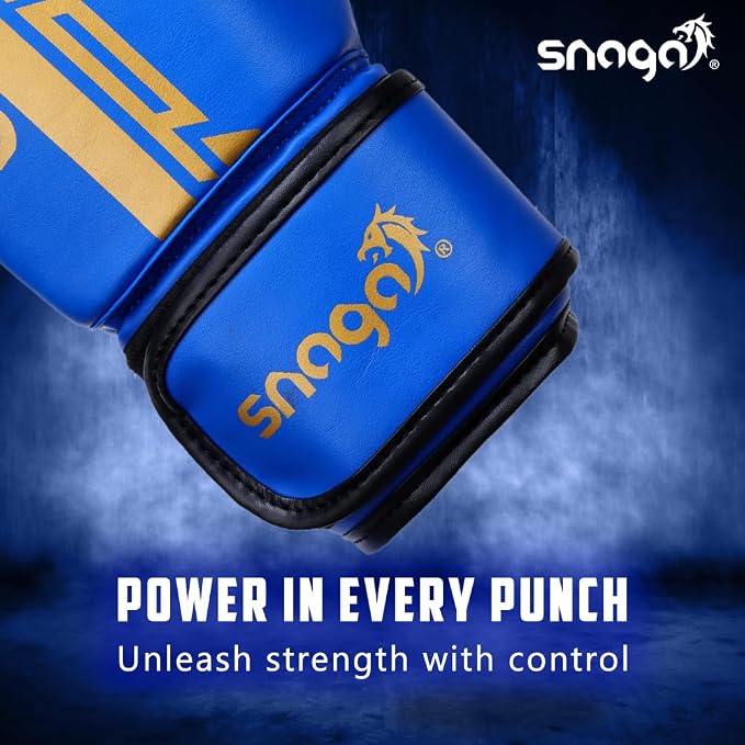 Snaga Premium Vegan Leather Boxing Gloves